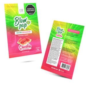 blow pop dulce explosivo sabor sandia 5 gr para sexo oral